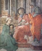 Fra Filippo Lippi Details of the Naming of t John the Baptist oil painting artist